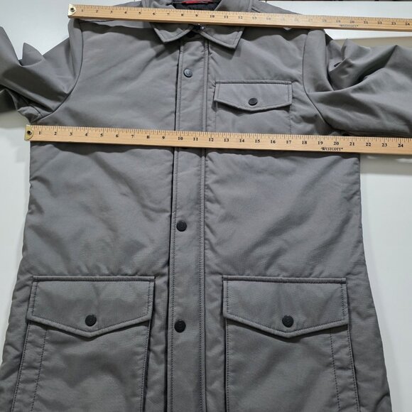 Victorinox Chore Barn Coat Mens S Gray LS Lined Zip Snap Utility Grunge Pockets - Picture 4 of 16